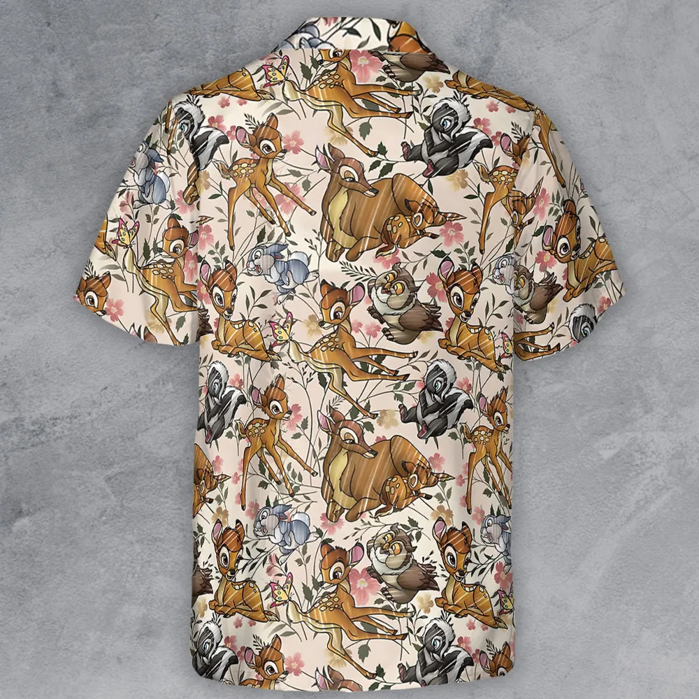 Little Wild Bambi Button Down Shirt - 3