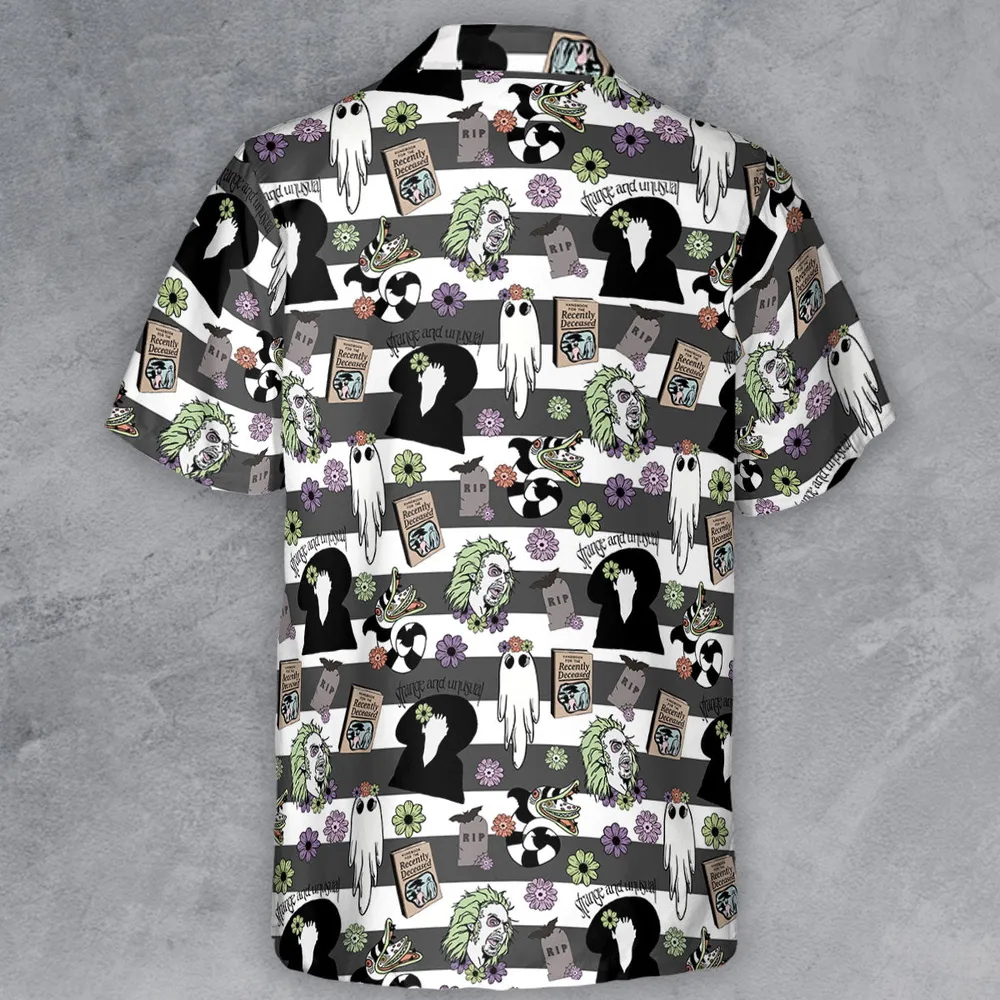 It's Showtime Halloween Beetlejuice Button Down Shirt - 3