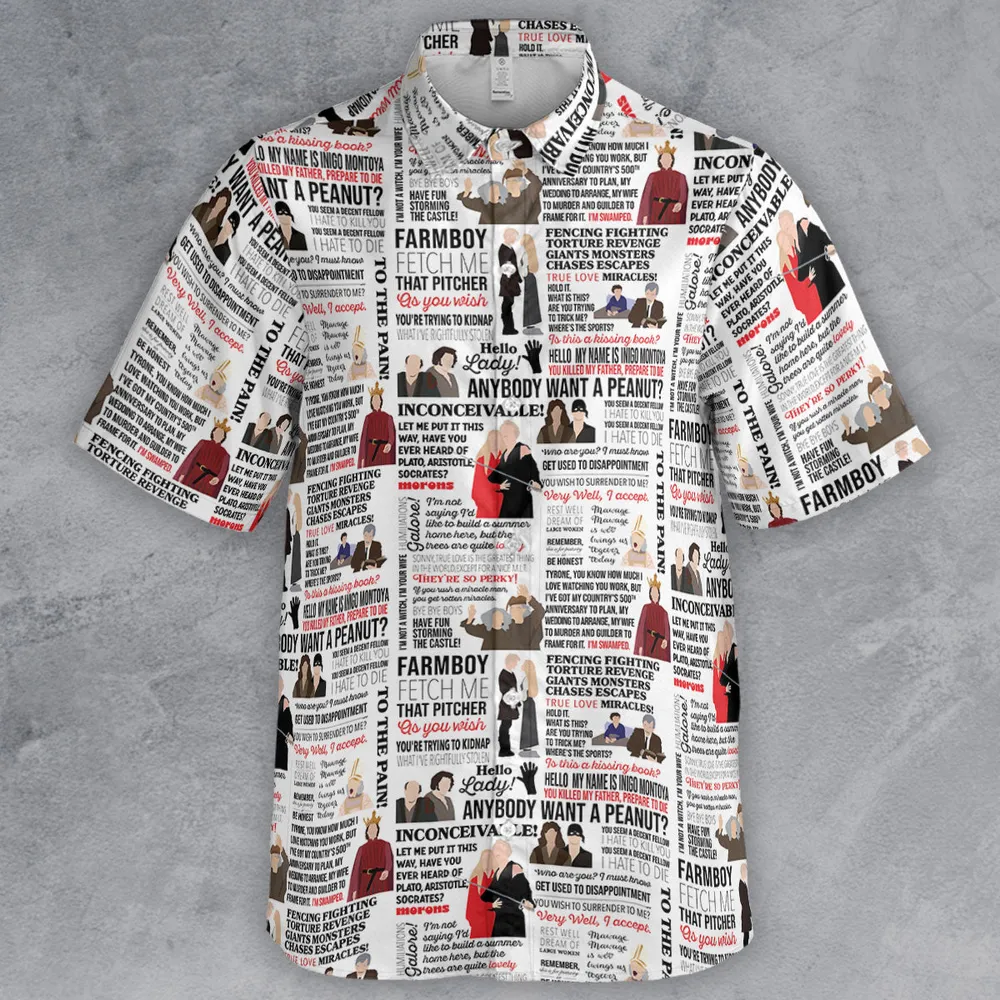 Inconceivable Quotes Button Down Shirt - 2
