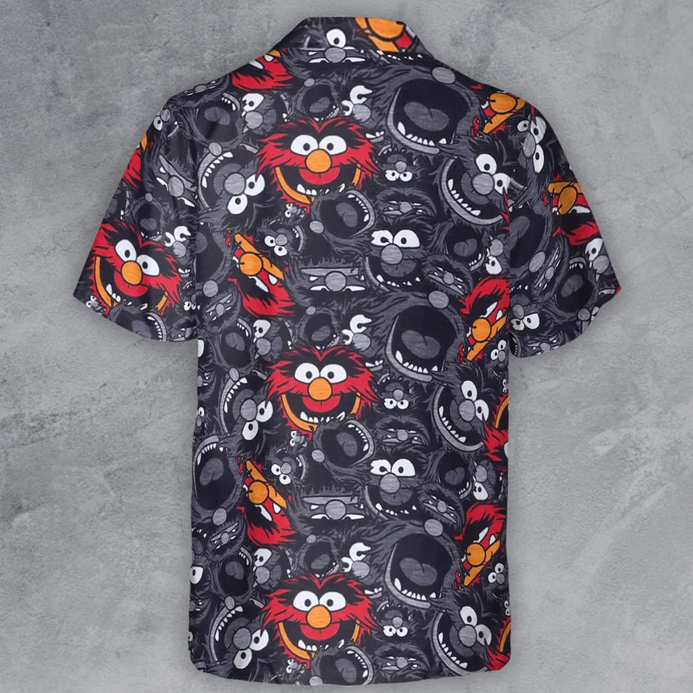 Animal The Muppets Pattern Button Down Shirt - 3