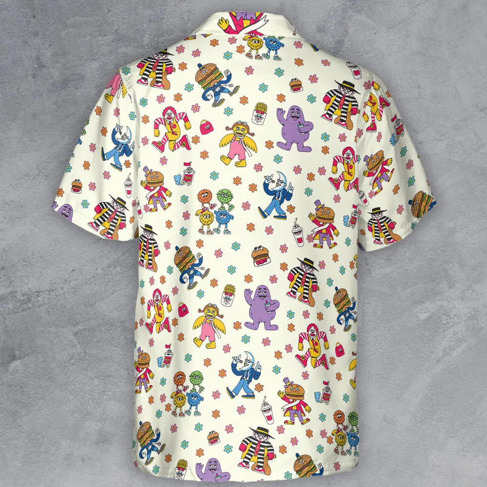 BADA BOP BA BA Mcdonaldland Button Down Shirt - 3
