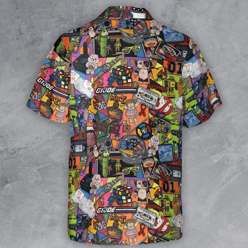 The 1980's. The Decade Of Greed Button Down Shirt - 3