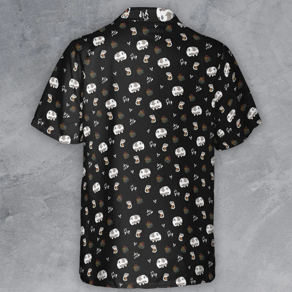 Appa Yip Yip Avatar Pattern Button Down Shirt - 3