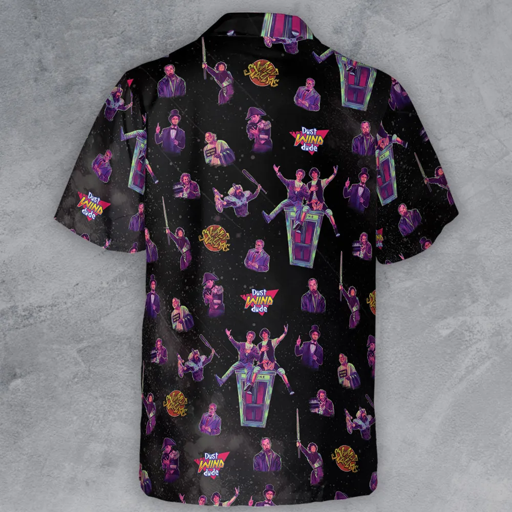 Wyld Stallyns Bill and Ted's Excellent Adventure Character Button Down Shirt - 3