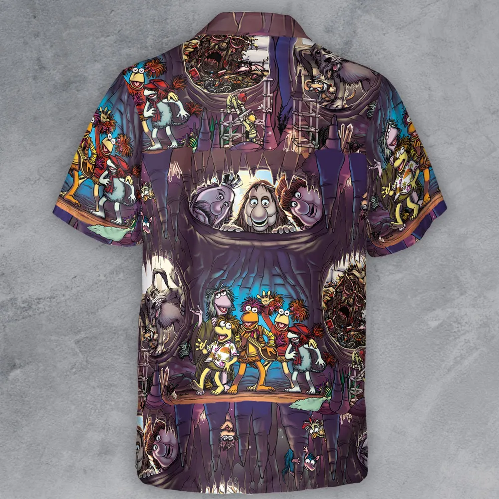 It's All Connected Fraggle Rock Button Down Shirt - 3