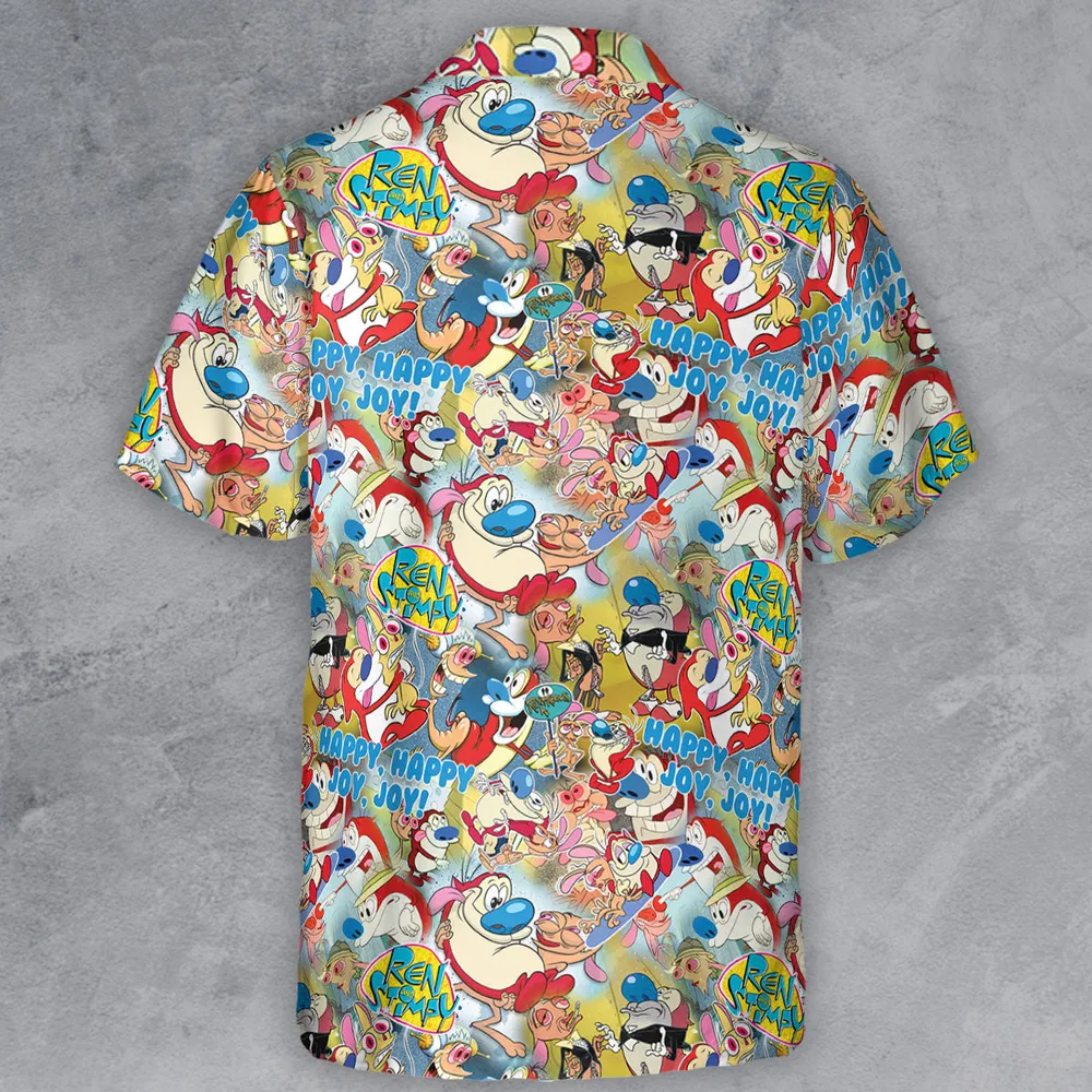 The Ren and Stimpy Show Button Down Shirt - 3