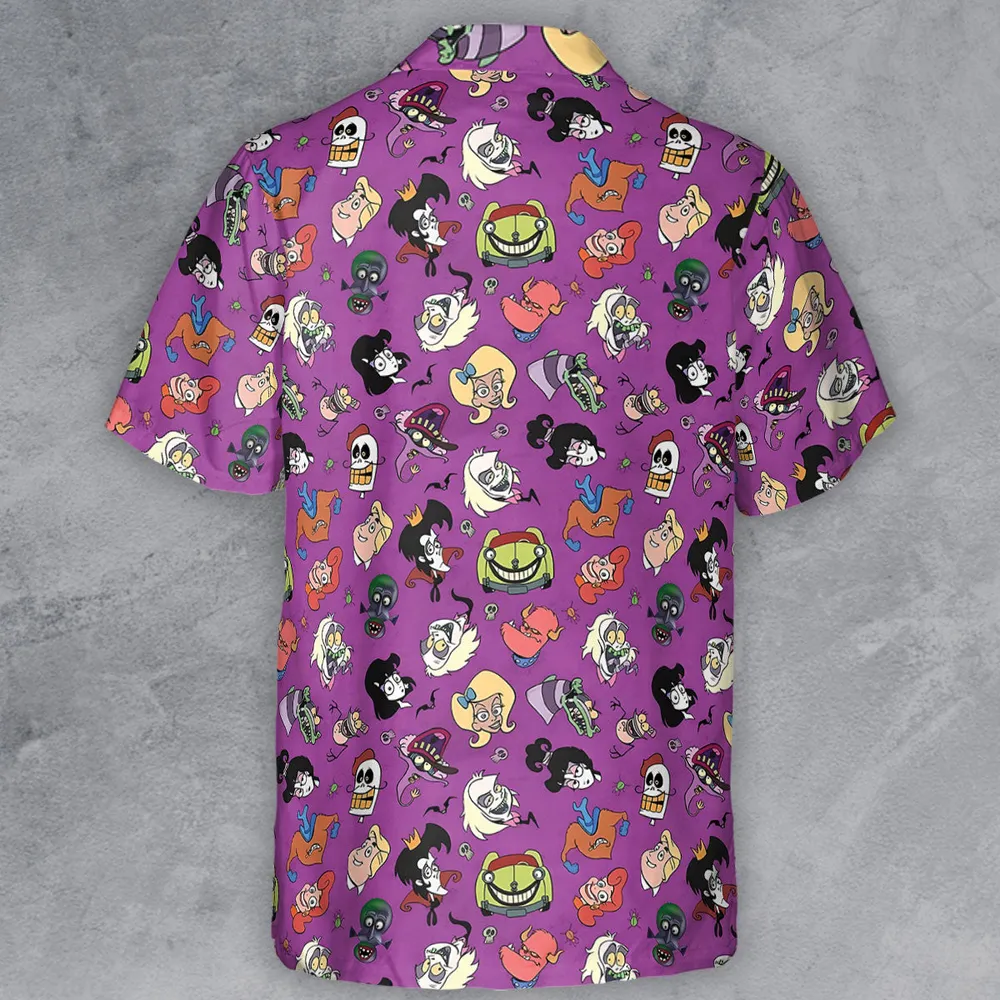Beetlejuice Cartoon Vintage Button Down Shirt - 3