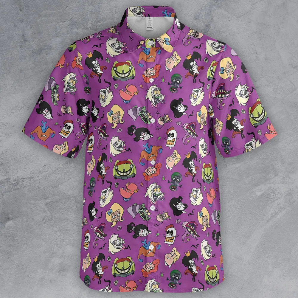 Beetlejuice Cartoon Vintage Button Down Shirt - 2