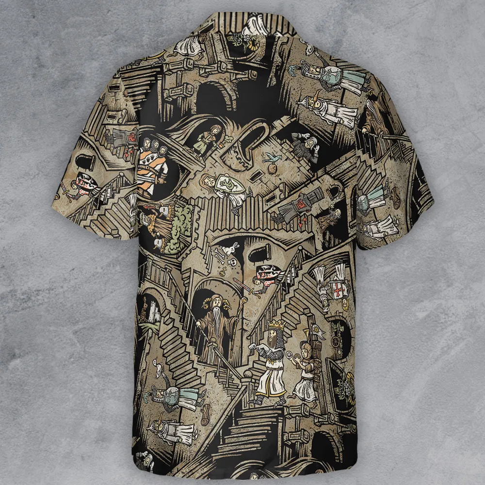 Monty Escher’s Relativity Button Down Shirt - 3
