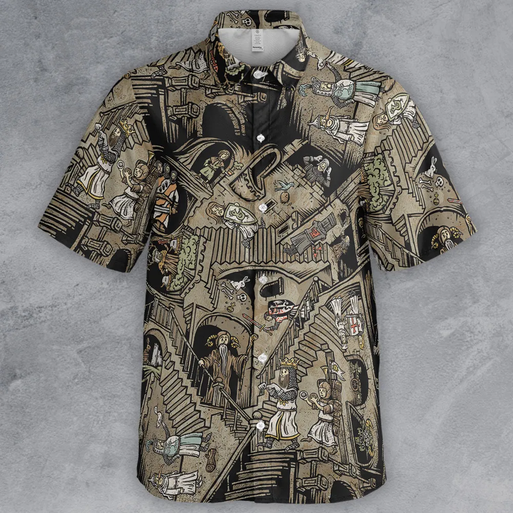 Monty Escher’s Relativity Button Down Shirt - 2