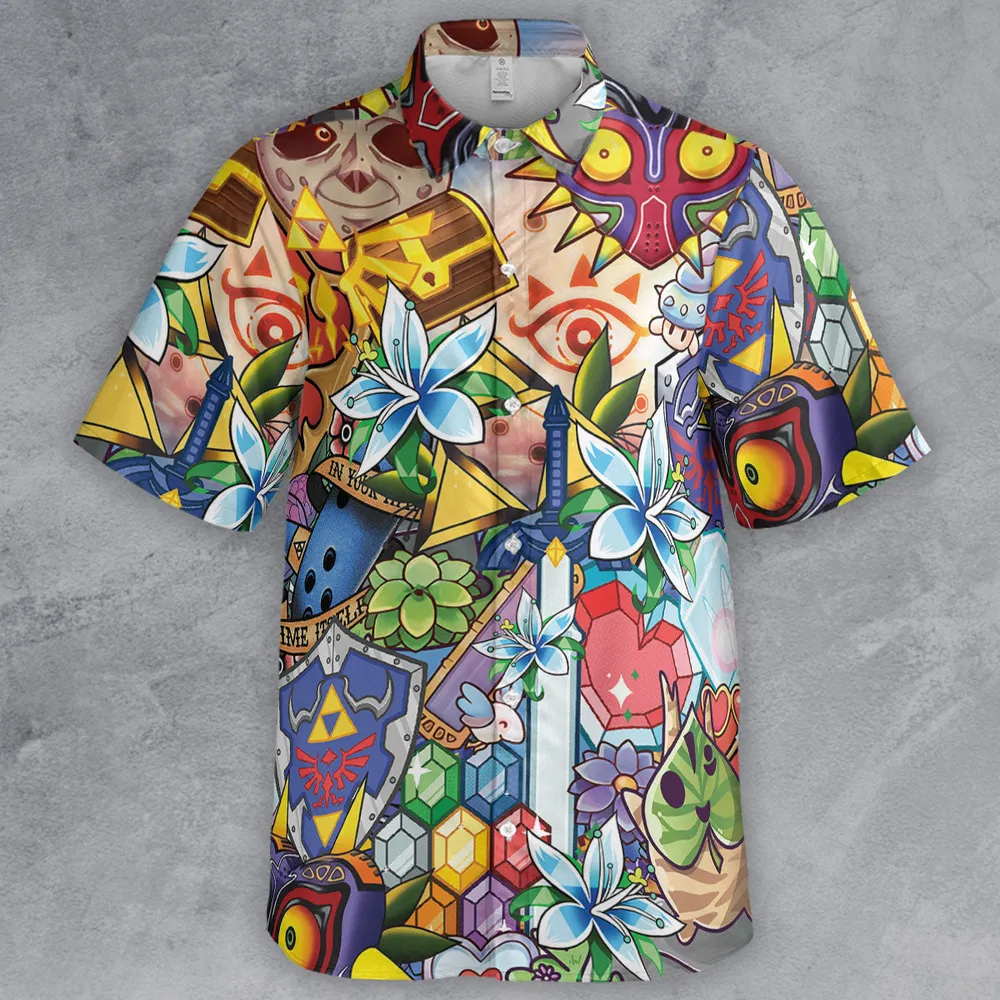 A Majora's Mask The Legend of Zelda Button Down Shirt - 2