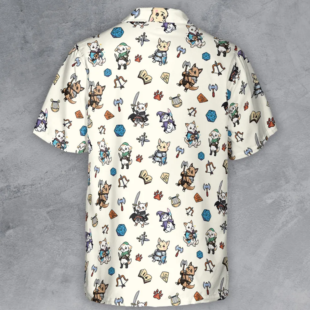 Dungeons and Dogs DnD Button Down Shirt - 3