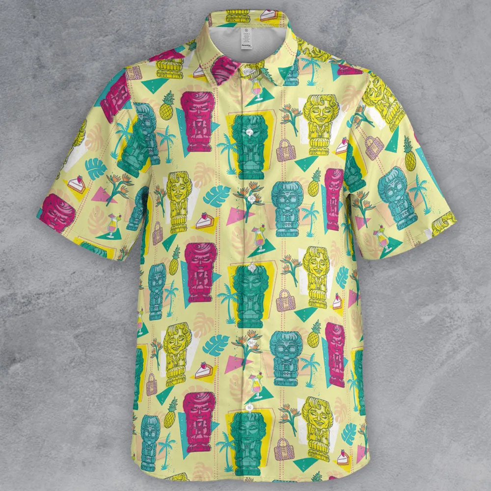 Golden Girls Tiki Shack Aloha Button Down Shirt - 2