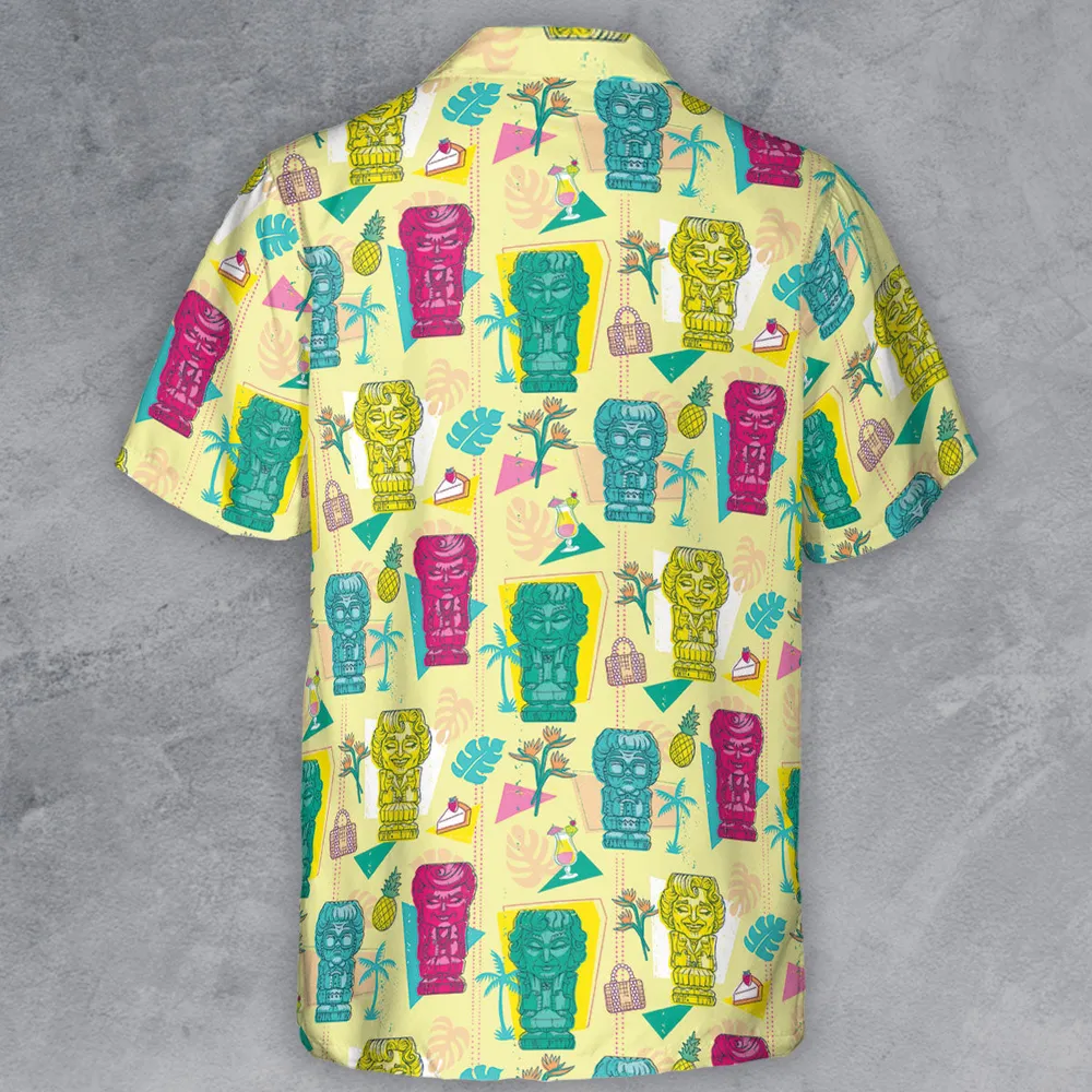 Golden Girls Tiki Shack Aloha Button Down Shirt - 3
