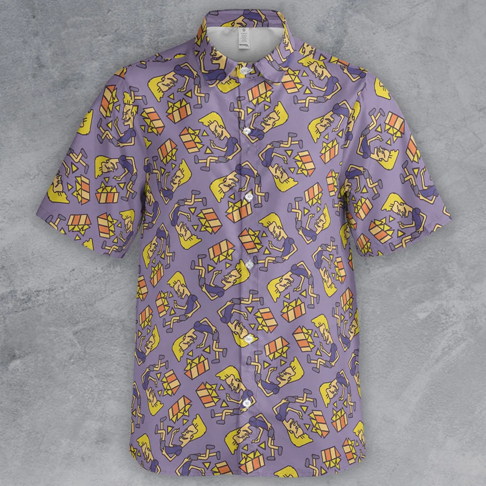Nachos Rule Beavis and Butthead Button Down Shirt - 2