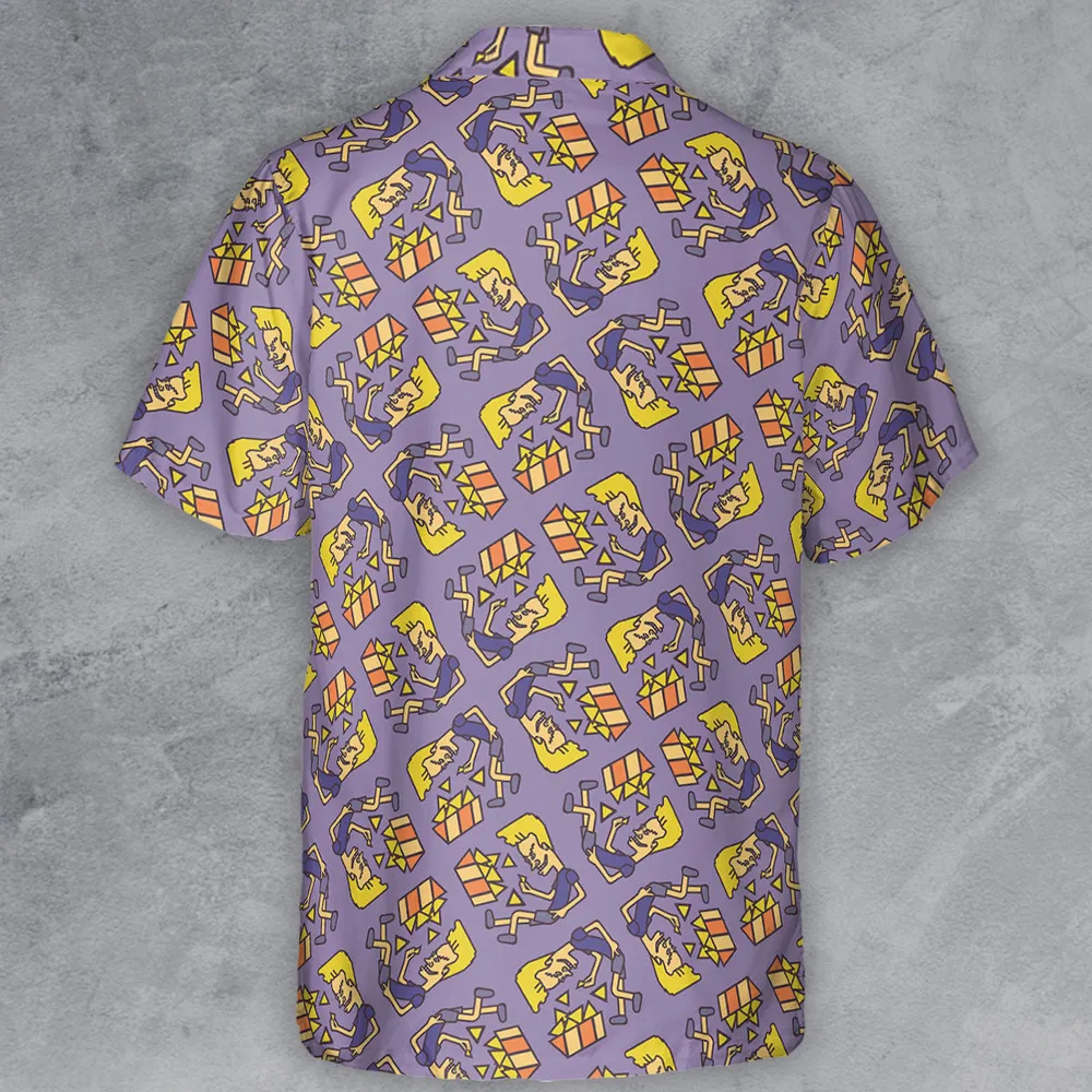 Nachos Rule Beavis and Butthead Button Down Shirt - 3