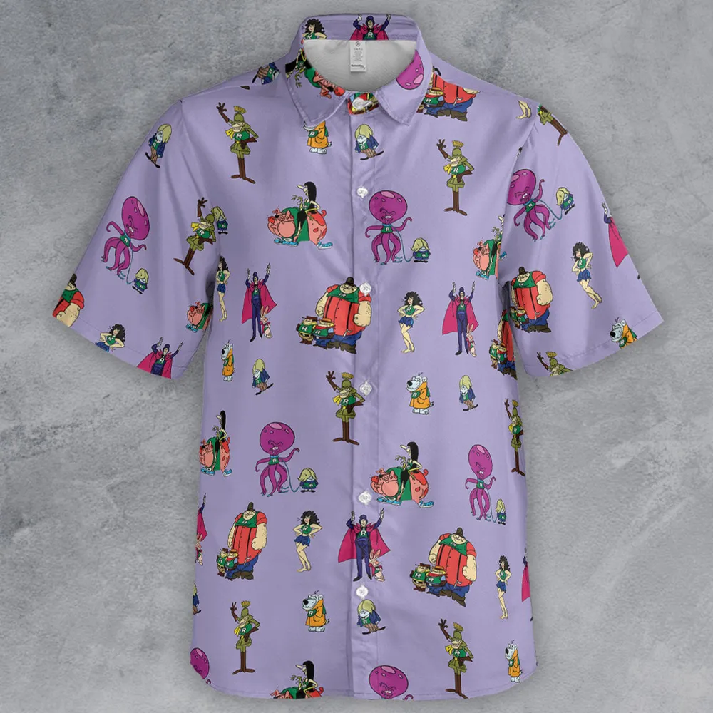 Really Rotten Scooby's All-Star Laff-A-Lympics Button Down Shirt - 2