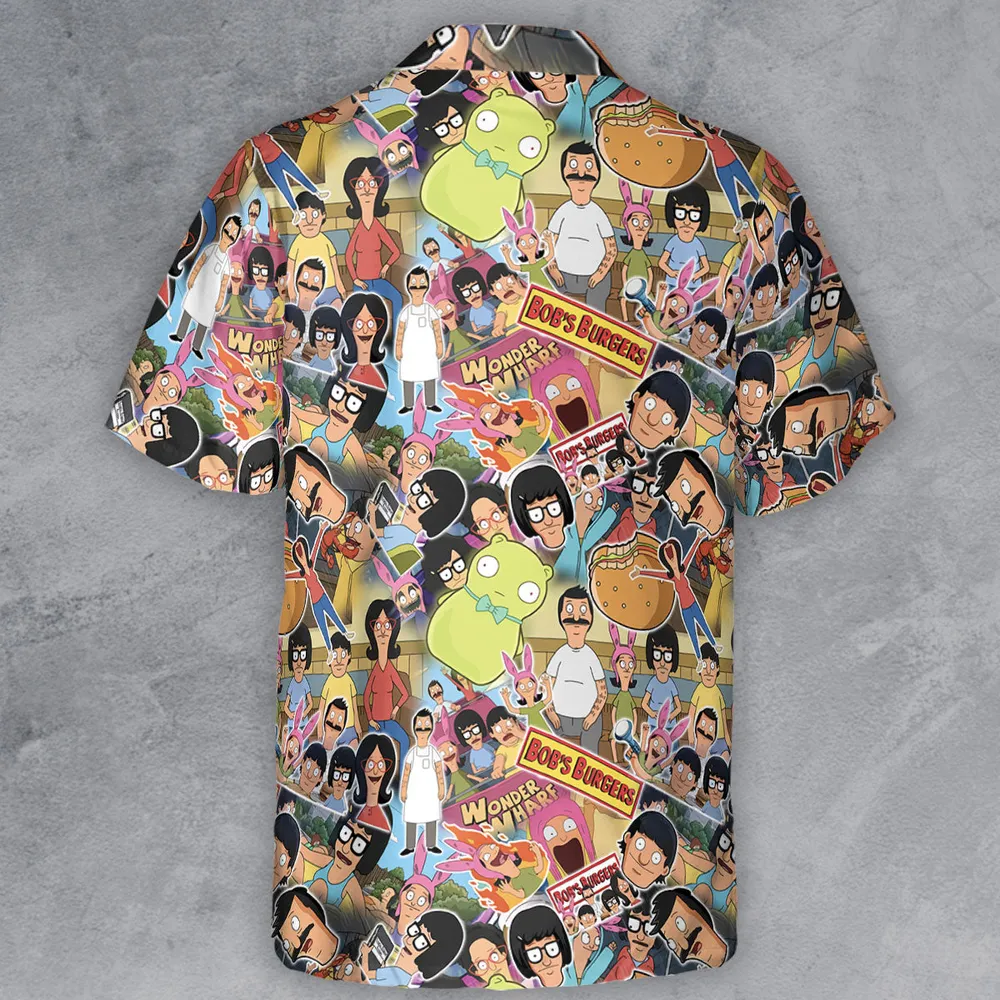 Bob's Burger Wonder Wharf Button Down Shirt - 3