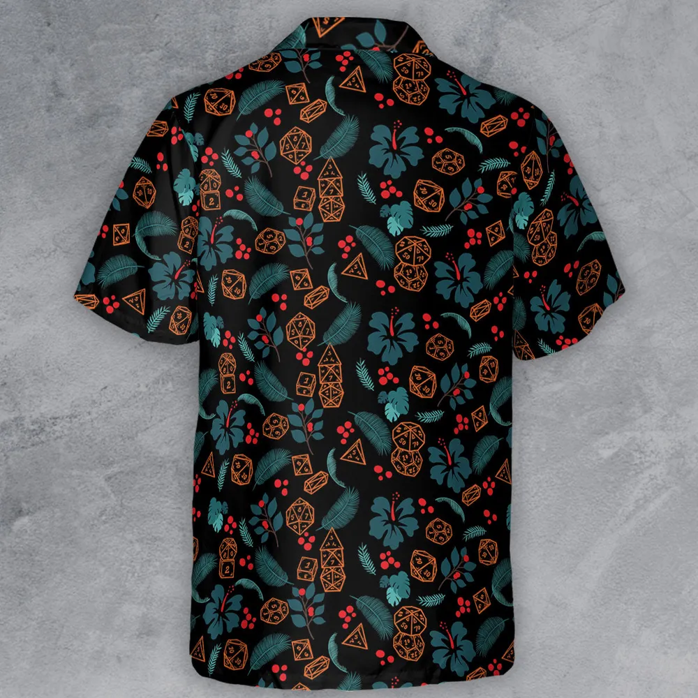 Floral Dice DnD Button Down Shirt - 3