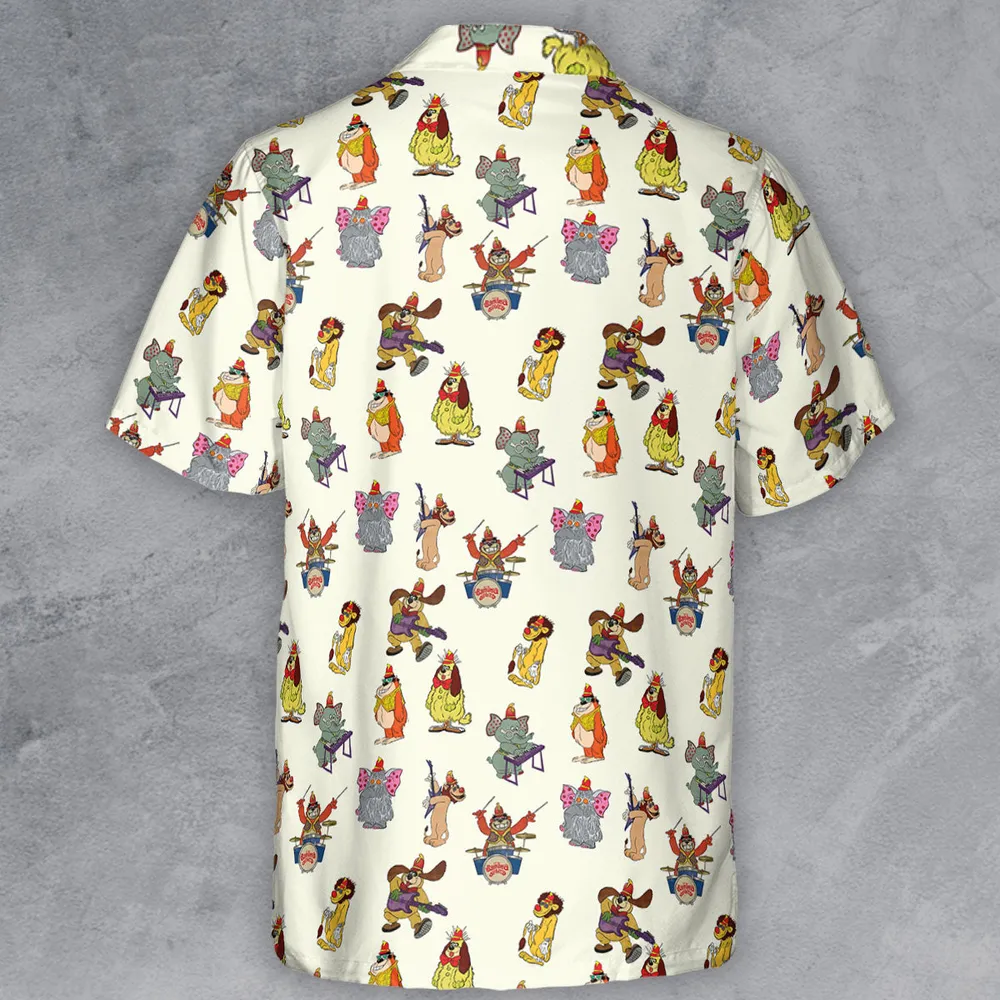 Snorky Fleegle Drooper Bingo The Banana Splits Button Down Shirt - 3