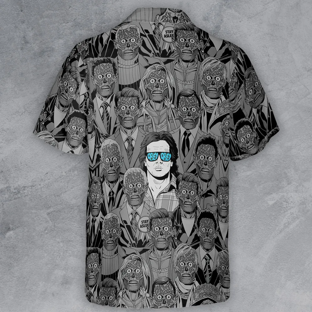 Obey Consume They Live Button Down Shirt - 3
