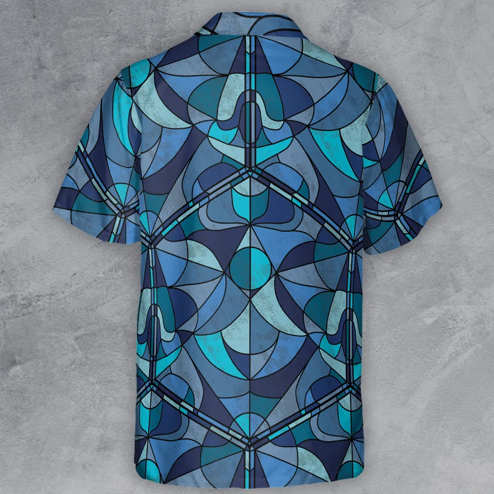 Stained Glass Monster RPG Button Down Shirt - 3