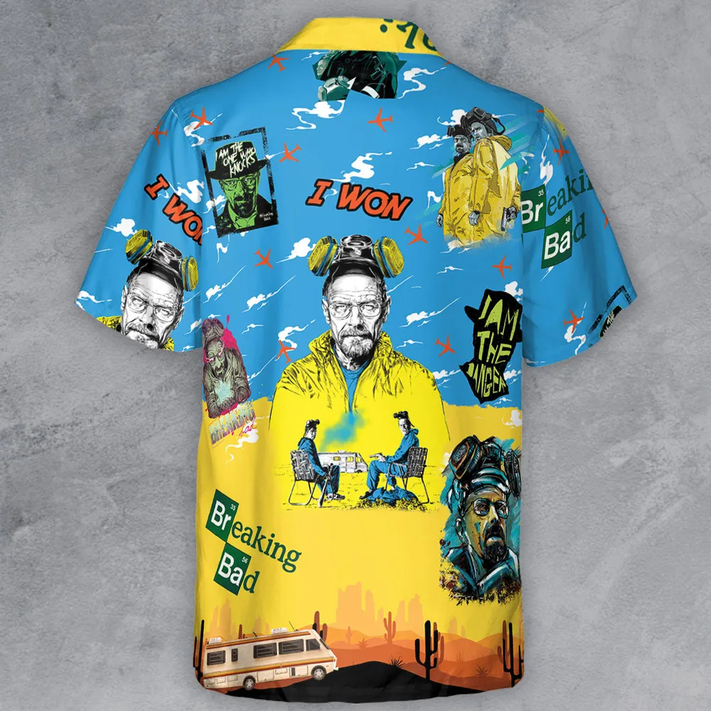 Cooking Meth Breaking Bad Button Down Shirt - 3