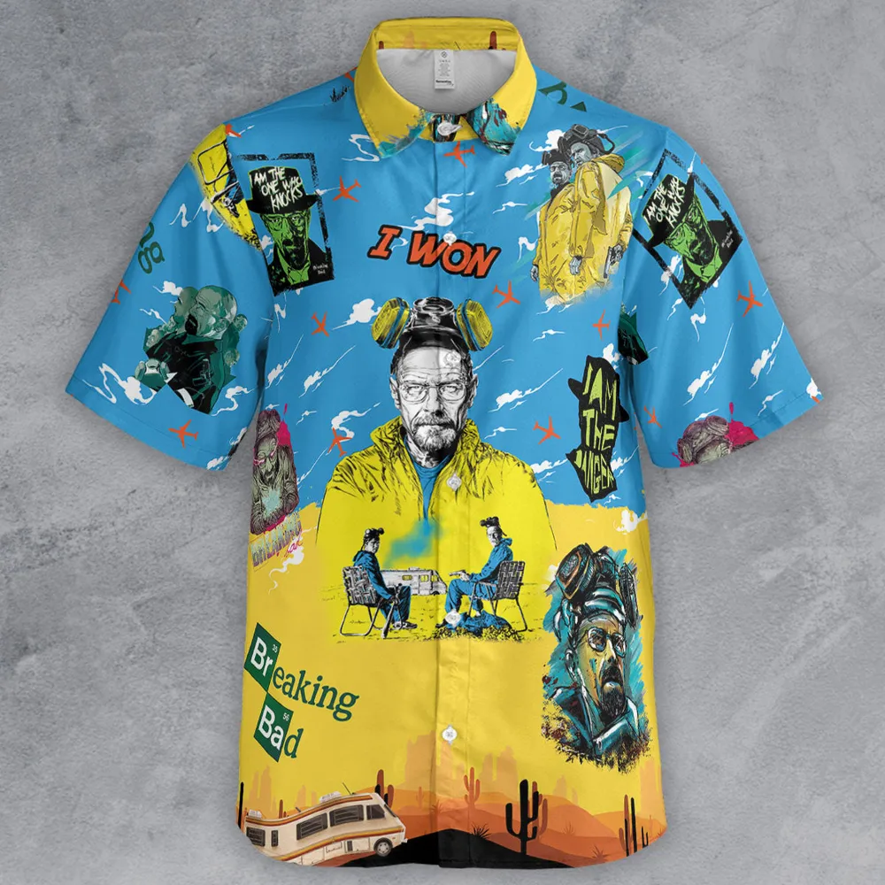 Cooking Meth Breaking Bad Button Down Shirt - 2