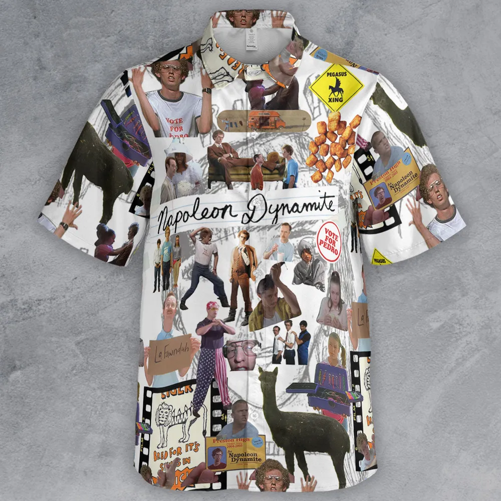 Napoleon Dynamite Journal Button Down Shirt - 2