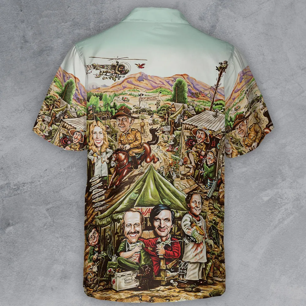 M*A*S*H Movie Art Button Down Shirt - 3