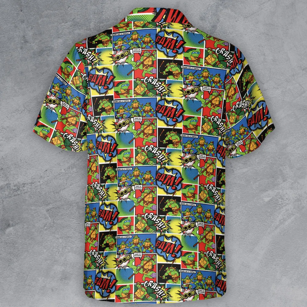 Teenage Mutant Ninja Turtles Comic Button Down Shirt - 3