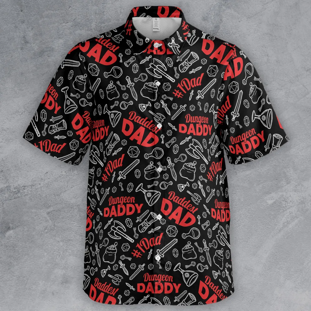 Dungeon Daddy DND Button Down Shirt - 2