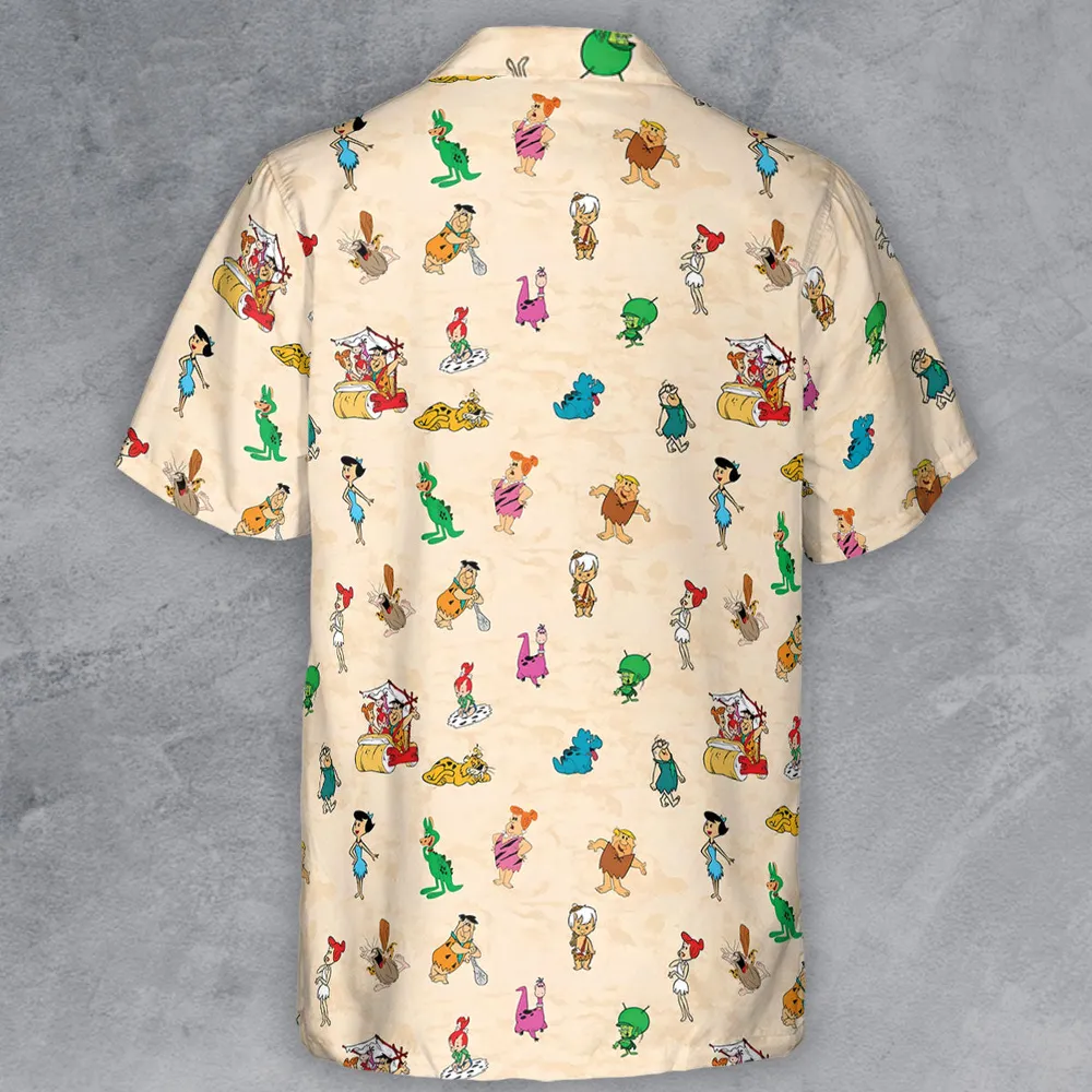 Bedrock The Flintstones Button Down Shirt - 3