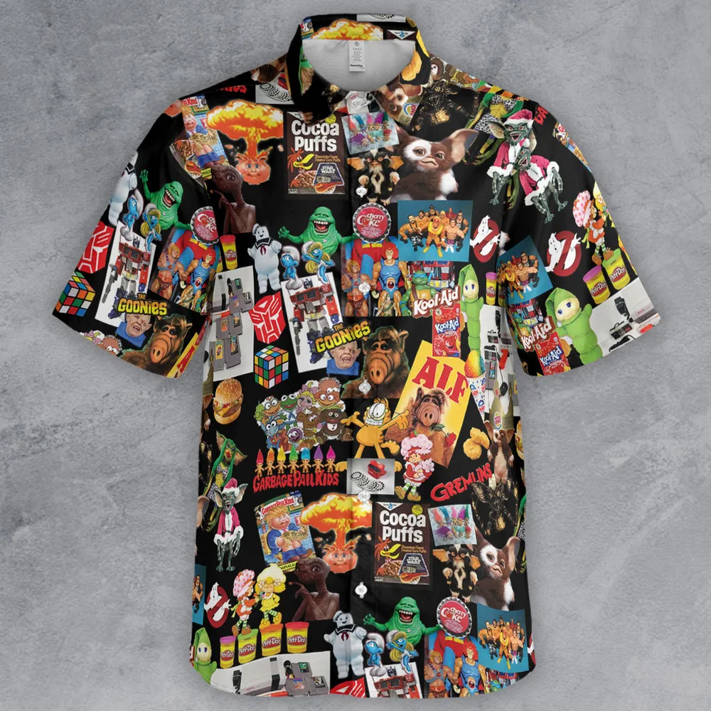 80's Kids Starter Pack Button Down Shirt - 2
