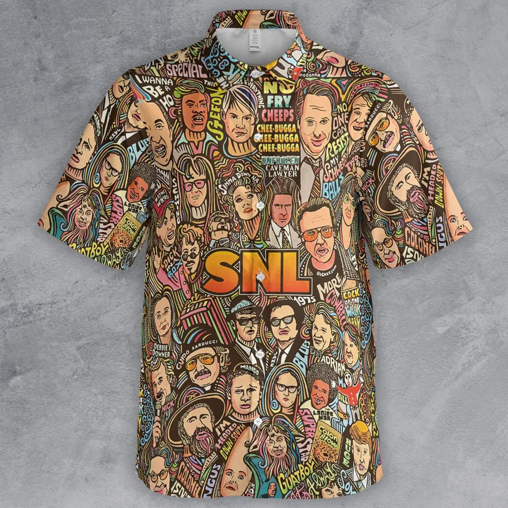 Blues Brothers Waynes World Coneheads SNL Characters Button Down Shirt - 2