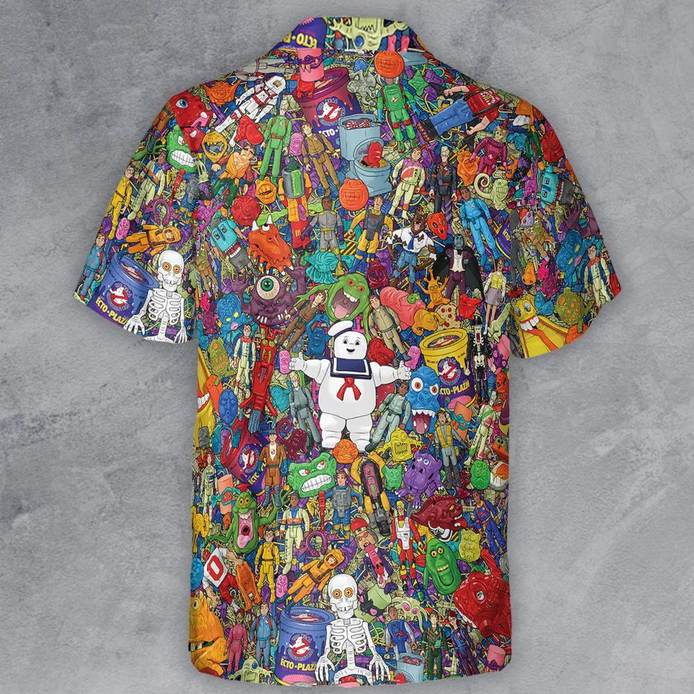Ghostbusters Toybox Button Down Shirt - 3
