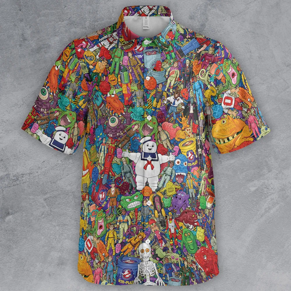 Ghostbusters Toybox Button Down Shirt - 2
