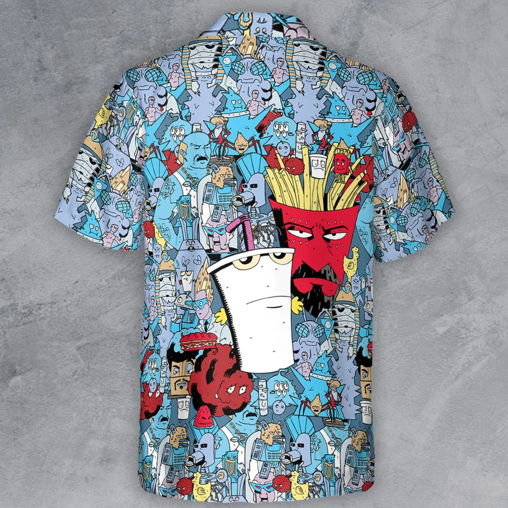 Aqua Teen Hunger Force Button Down Shirt - 3