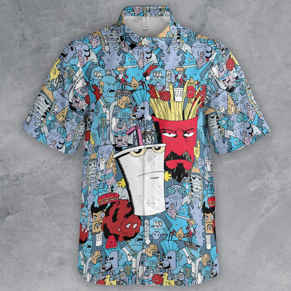 Aqua Teen Hunger Force Button Down Shirt - 2