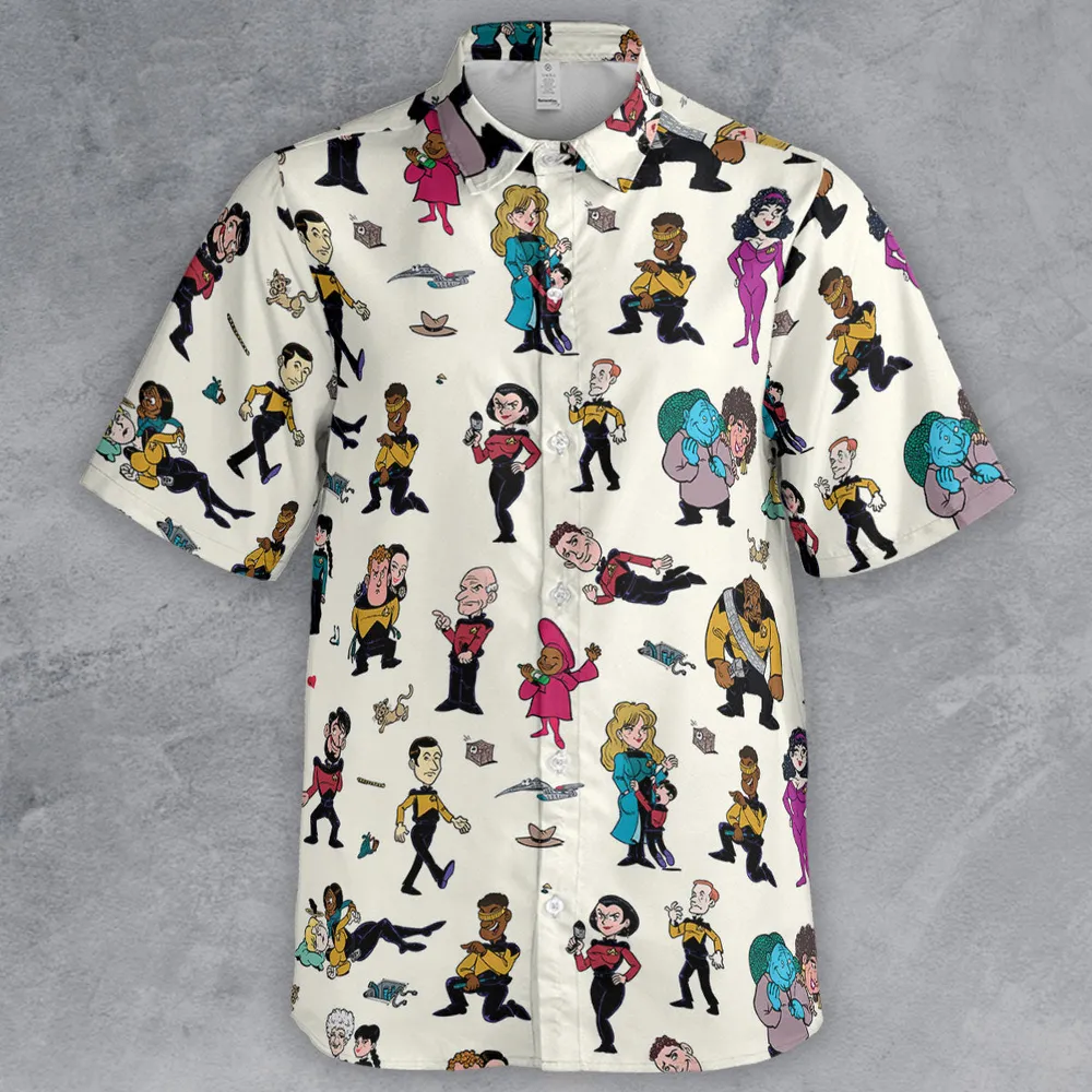Star Trek TNG Tribute Button Down Shirt - 2