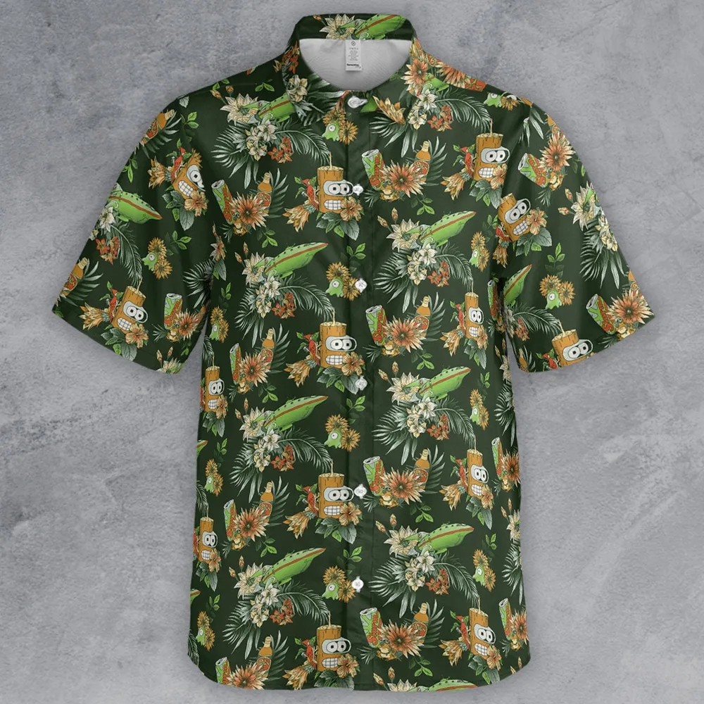 The Year 3000 Bender Futurama Button Down Shirt - 2