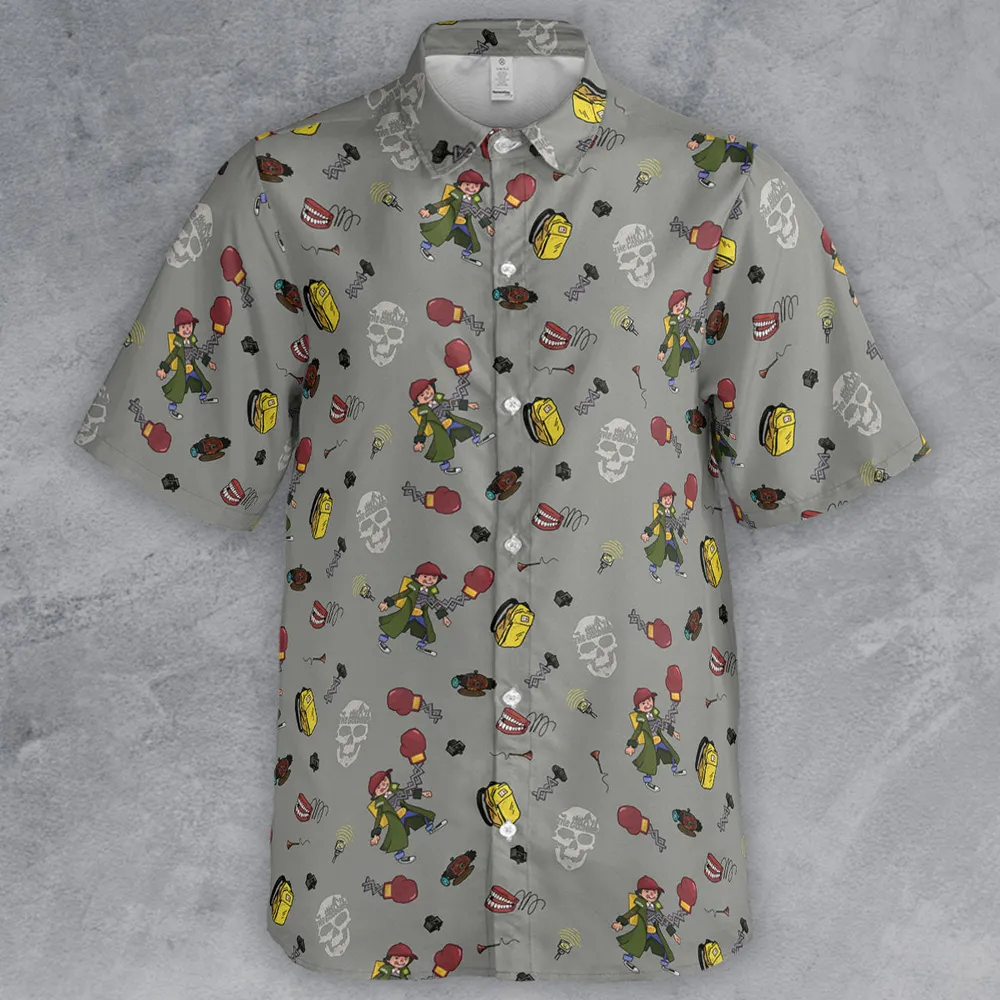 The Goonies Data Invention Button Down Shirt - 2