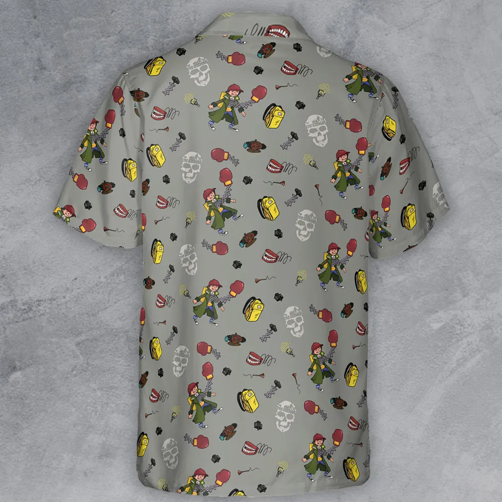 The Goonies Data Invention Button Down Shirt - 3