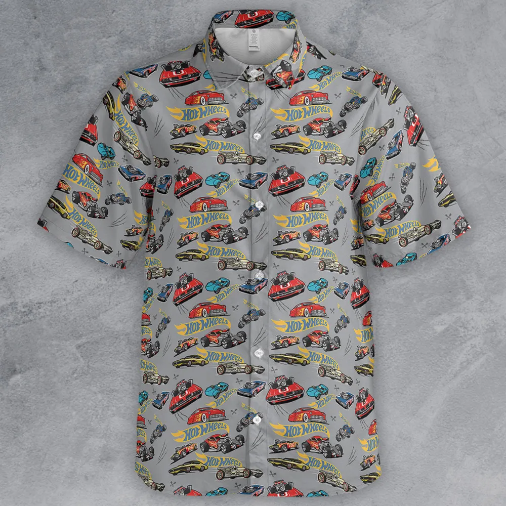 Hot Wheels Classic Car Button Down Shirt - 2