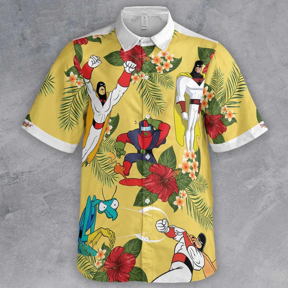 Space Ghost Coast to Coast Characters Button Down Shirt - 2