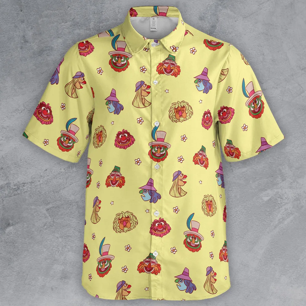 The Electric Mayhem Characters The Muppet Show Button Down Shirt - 2