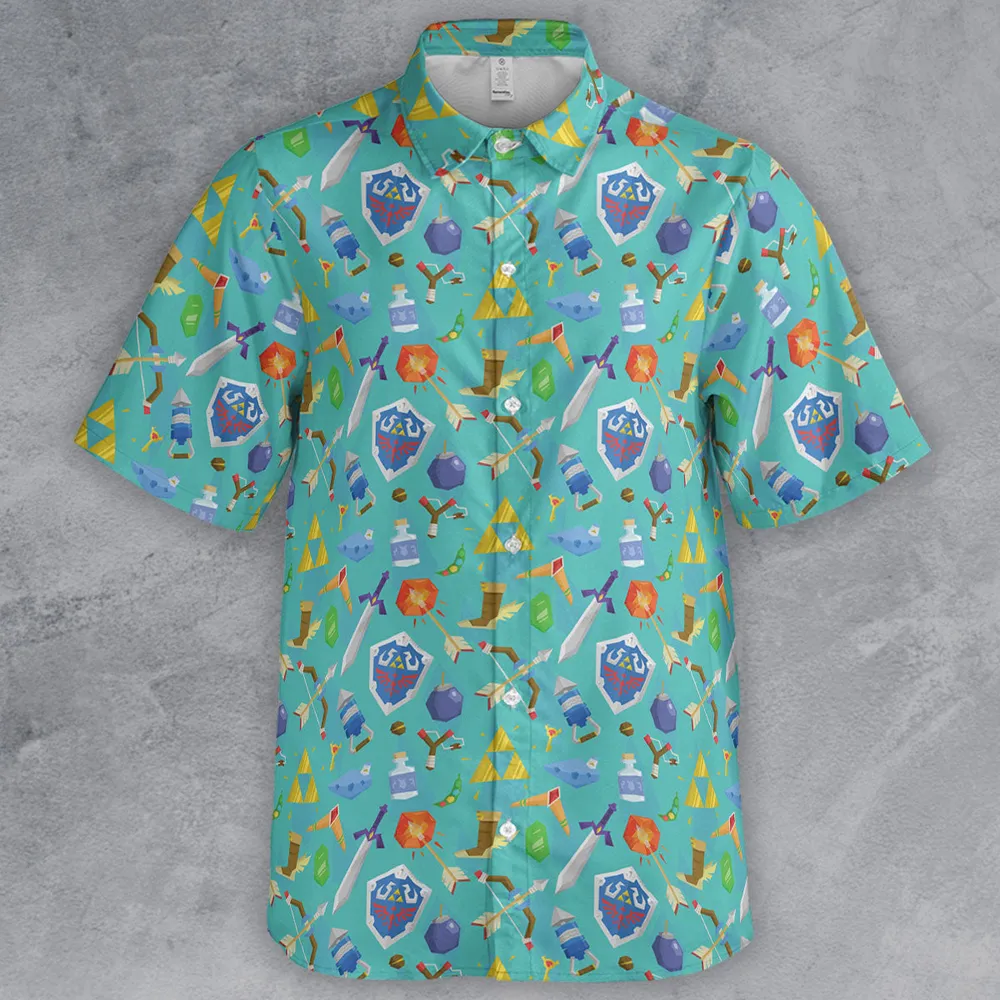 Zelda Korok Button Down Shirt - 2