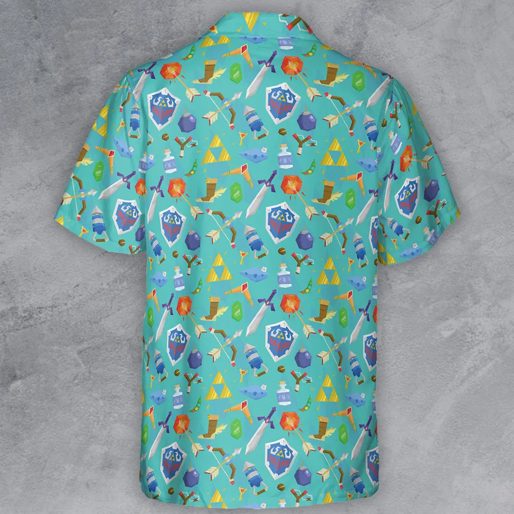 Zelda Korok Button Down Shirt - 3
