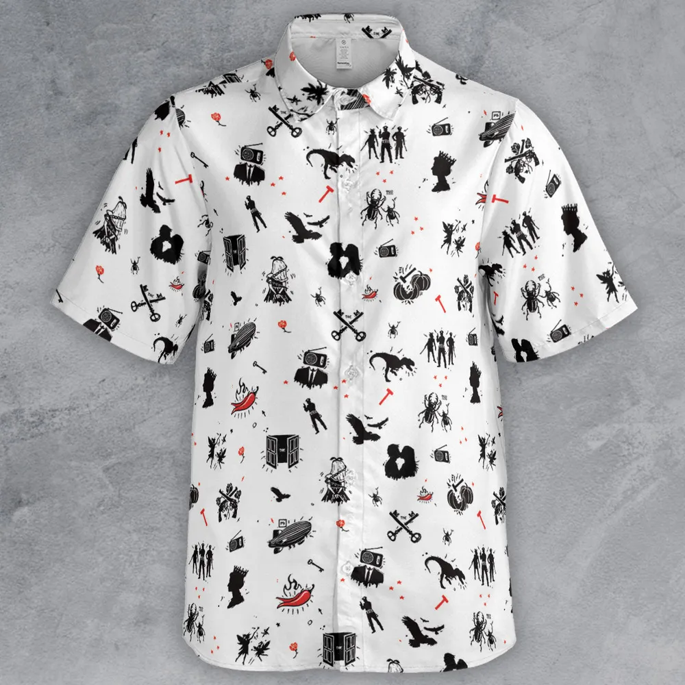 Legandary Bands Mashup Button Down Shirt - 2