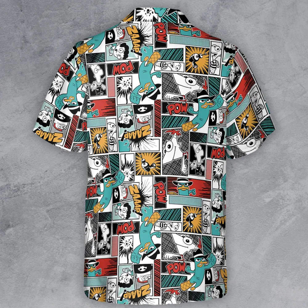 Zaaap! Phineas and Ferb Button Down Shirt - 3